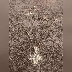 Sterling Silver & Diamond Necklace